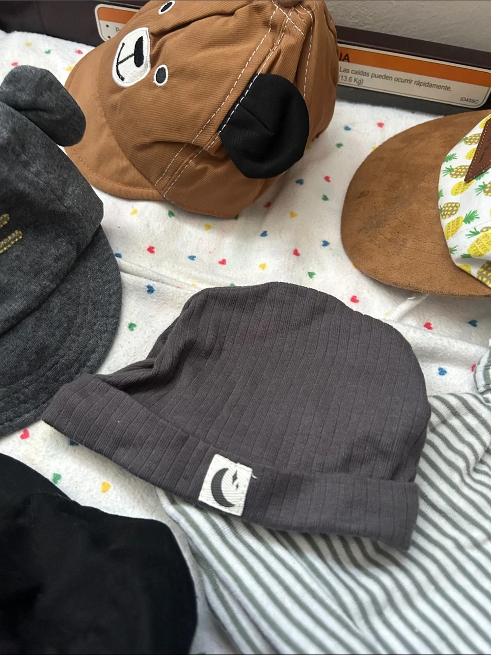 Bundle of 10 Baby & Toddler Hats - Neutral & Fun Prints